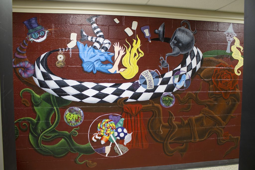 fairy tale mural