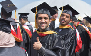 Alhassan on graduation day