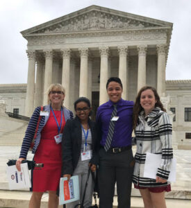 Dr. Heidi Hancher-Rauch and students