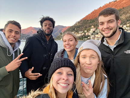 students in Italy