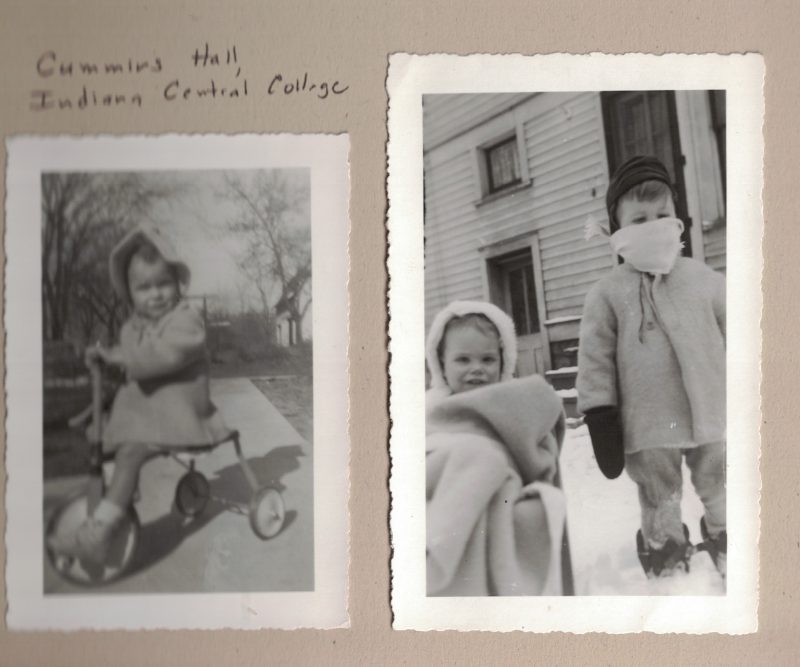 Judy McBride and Doug Mullen as children