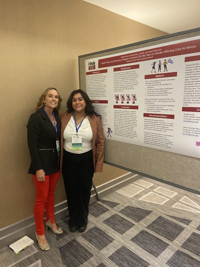 Dr. Heidi Hancher-Rauch with Giselle Avila at SOPHE Conference