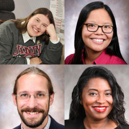 Maddy Stephens (top left); Leah Milne (top right); Greg Weber (bottom left); and Rev. Arionne Lynch (bottom right)