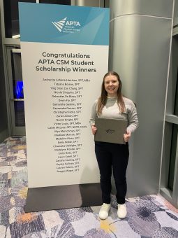 Madeline Moss, current DPT student at UIndy